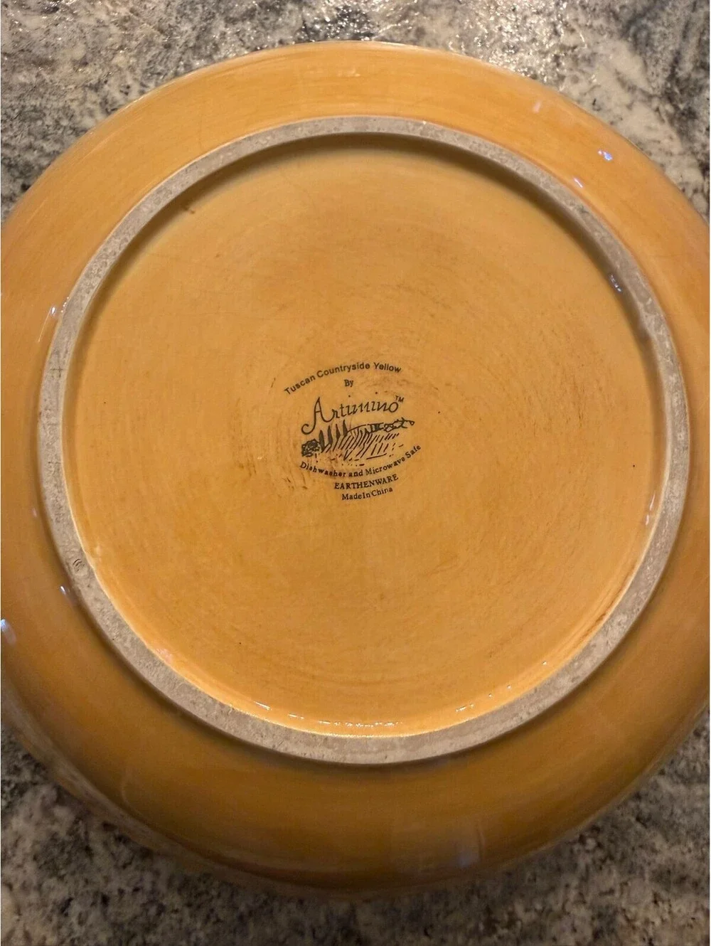 Autumno Tuscano Countryside orange Ceramic Bowl